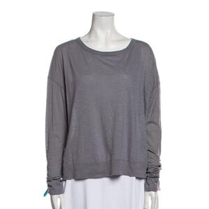 Vince Bateau Neckline Cotton Top